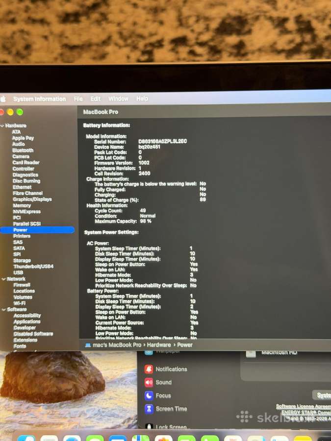 MacBook Pro 13 M2 / 8gb RAM / 256gb SSD - nuotraukos Nr. 6