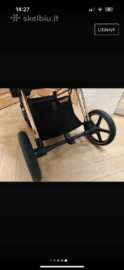 Cybex priam v4 rose gold vaziuokle - nuotraukos Nr. 4