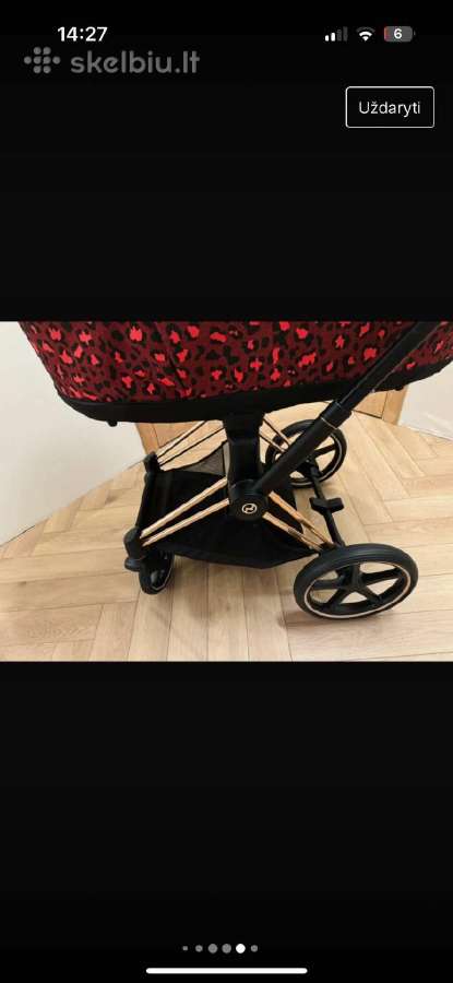 Cybex priam v4 rose gold vaziuokle - nuotraukos Nr. 8