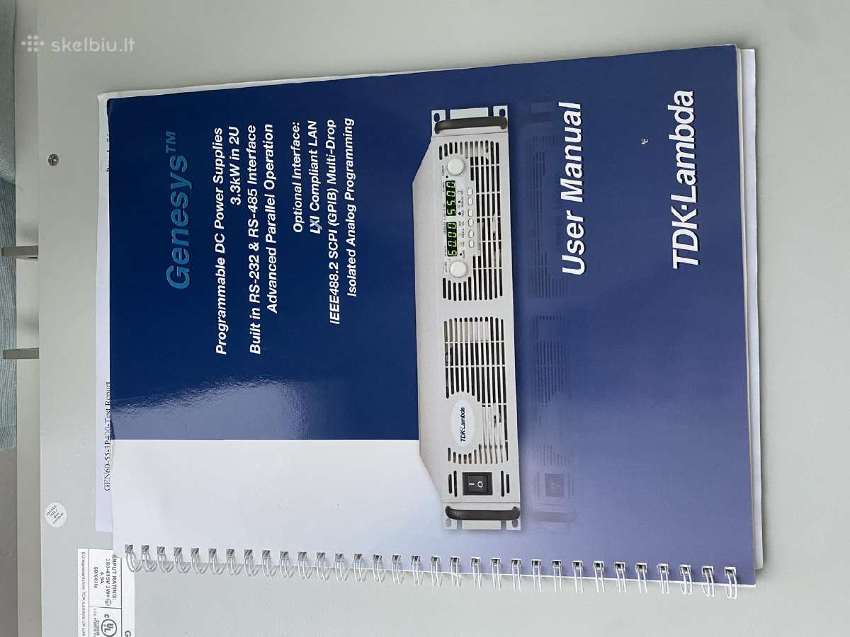 Tdk-lambda Genesys Gen60-55-3p400 – 3300w, 60v, 55 - nuotraukos Nr. 6