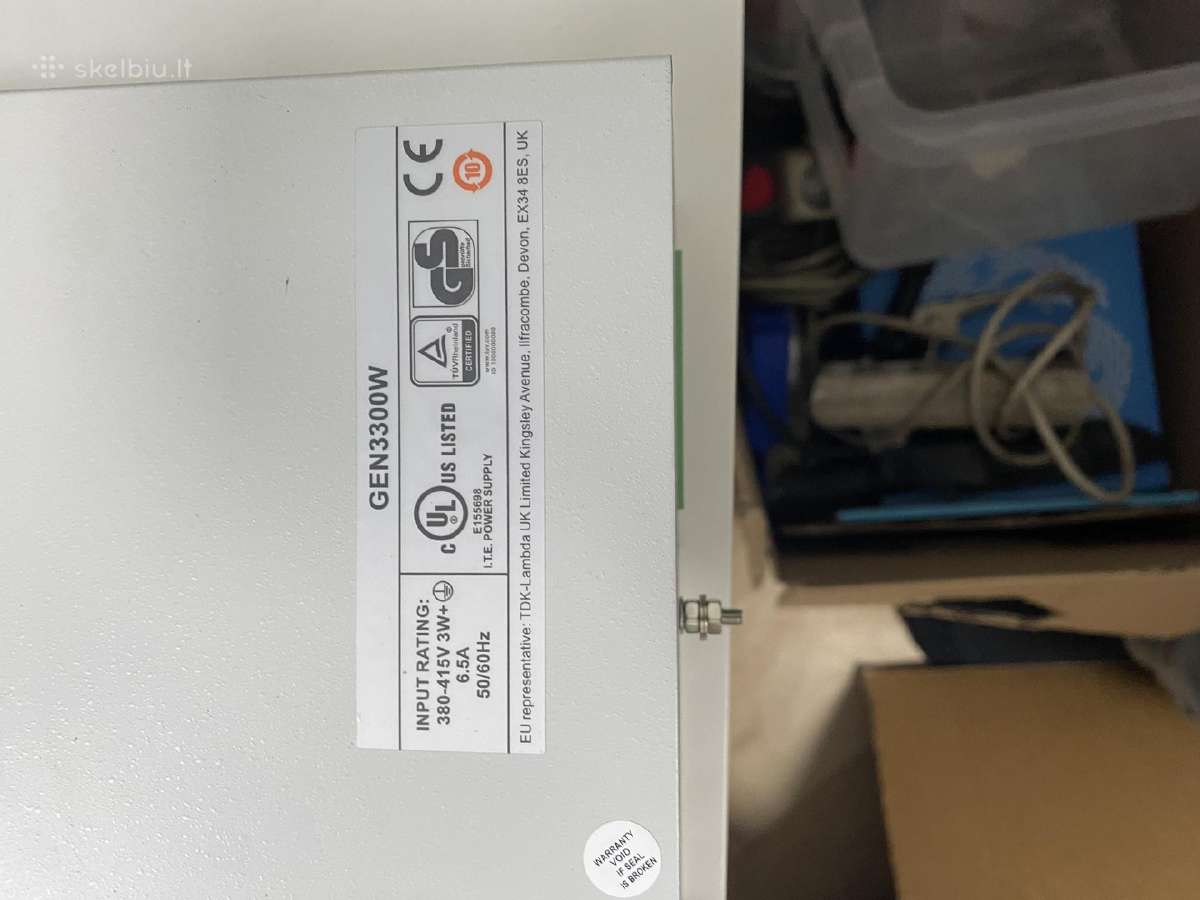 Tdk-lambda Genesys Gen60-55-3p400 – 3300w, 60v, 55 - nuotraukos Nr. 7