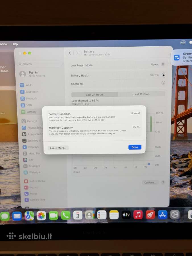 MacBook Air 13 M1 / 8gb RAM / 512gb SSD - nuotraukos Nr. 4