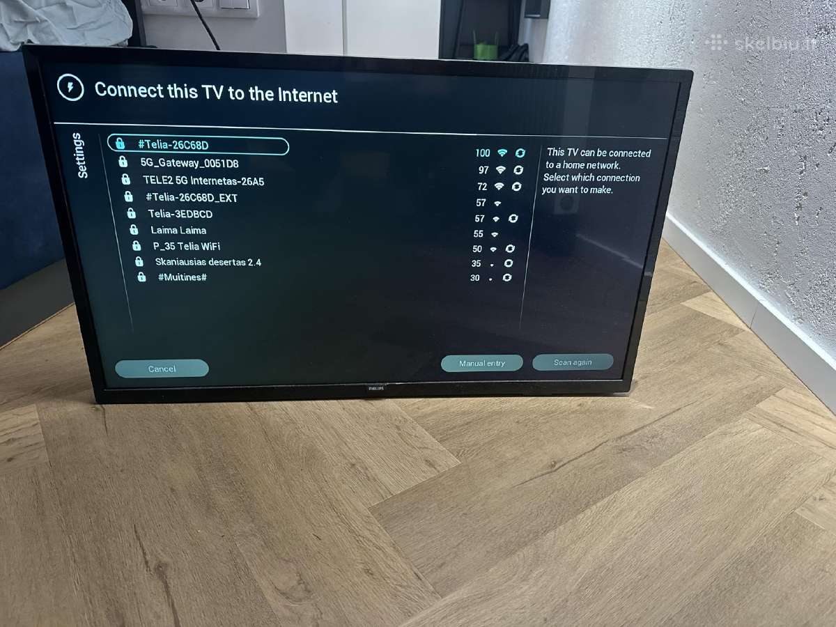 „philips“ Smart TV televizorius. - nuotraukos Nr. 4