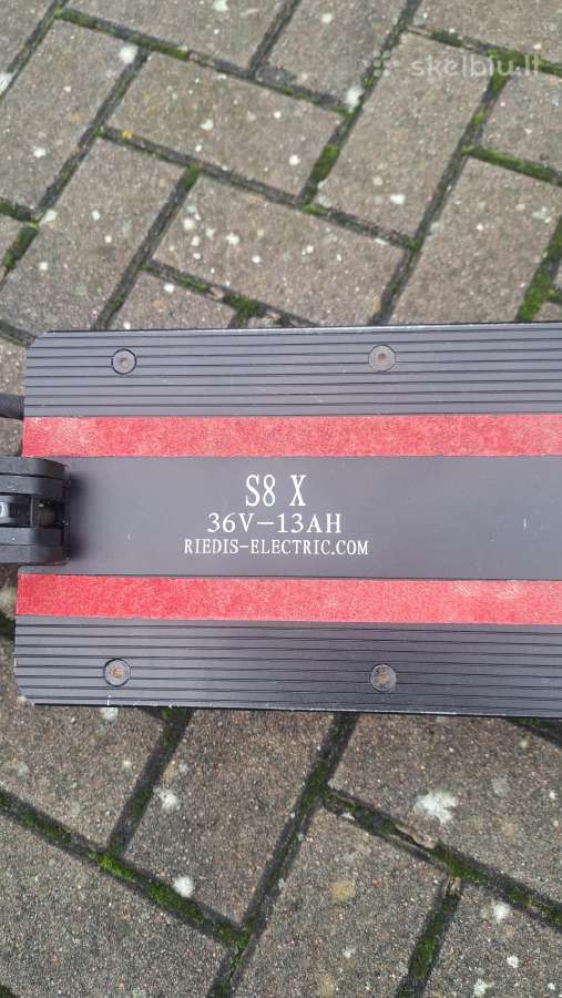 Elektrinis paspirtukas Riedis S8x (500w) - nuotraukos Nr. 8