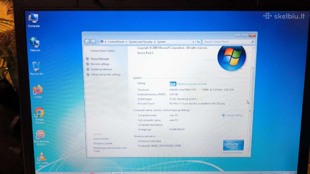 Hp Compaq nx7400 – kompas automobiliu diagnostikai - nuotraukos Nr. 3