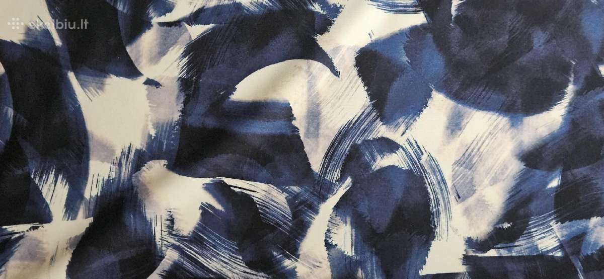 Aura mėlynai balta elegantiška suknele - nuotraukos Nr. 3