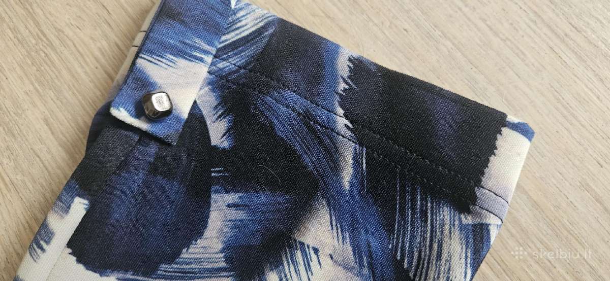 Aura mėlynai balta elegantiška suknele - nuotraukos Nr. 4