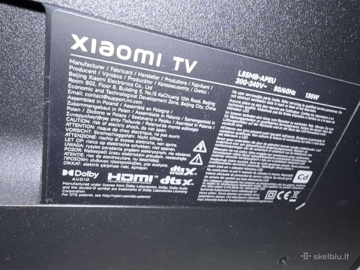 55" Xiaomi 4k TV + galinga Philips garso sistema - nuotraukos Nr. 4