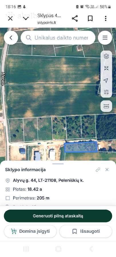 Parduodami sklypai Trakų rajone Peleniškių kaime - nuotraukos Nr. 3
