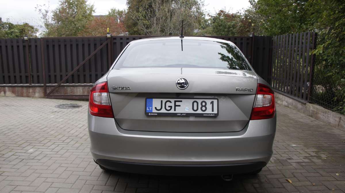 Škoda Rapid 201 6m. - nuotraukos Nr. 10