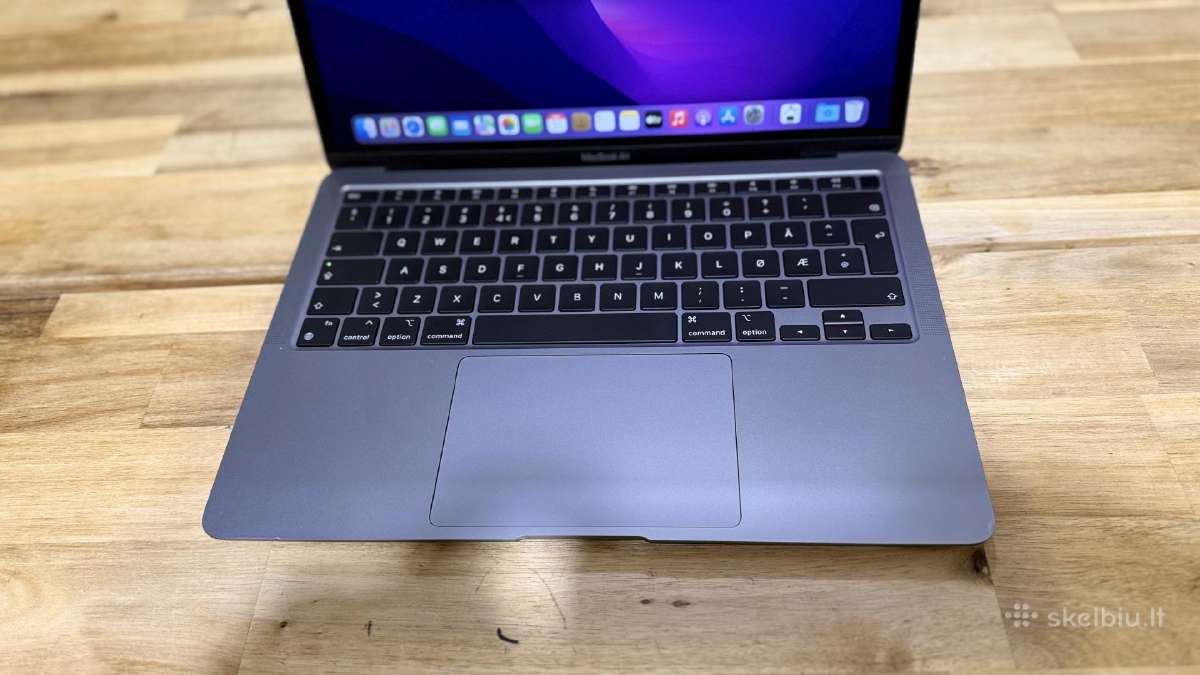 MacBook Air 2020m. M1/8gb/256gb SSD - nuotraukos Nr. 2