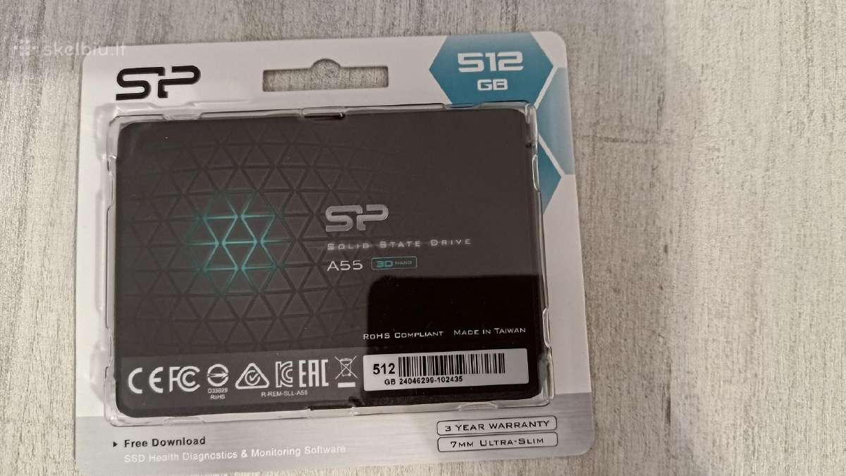 500/512 GB SSD diskas 2.5" Sata3 - nuotraukos Nr. 2