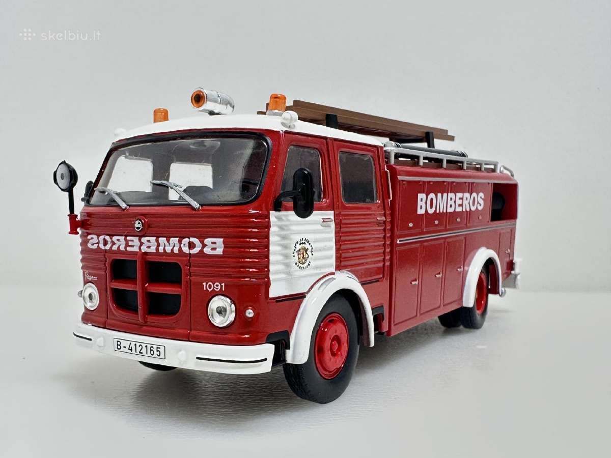 Pegaso Comet 1091/1 Bomberos 1963 gaisrinė 1:43 - nuotraukos Nr. 3