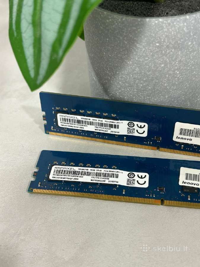 RAM Ramaxel 2x16gb cl19 2666mhz - nuotraukos Nr. 2