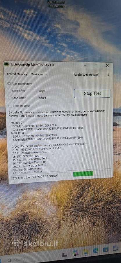 RAM Ramaxel 2x16gb cl19 2666mhz - nuotraukos Nr. 4