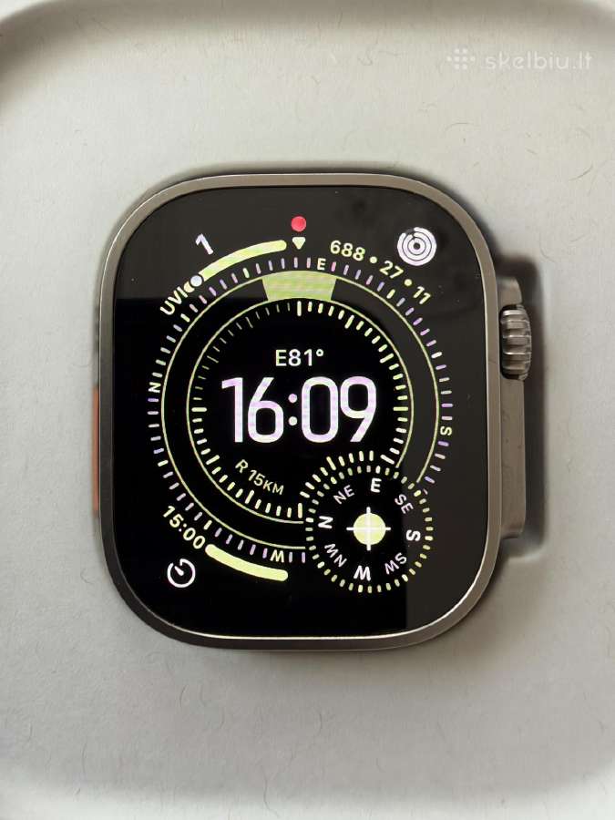 Apple Watch Ultra GPS+cellular 49mm Natural Titan - nuotraukos Nr. 2