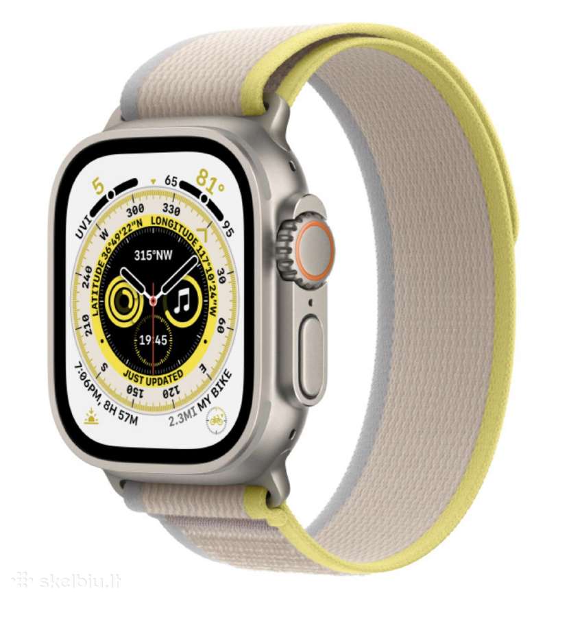 Apple Watch Ultra GPS+cellular 49mm Natural Titan - nuotraukos Nr. 12