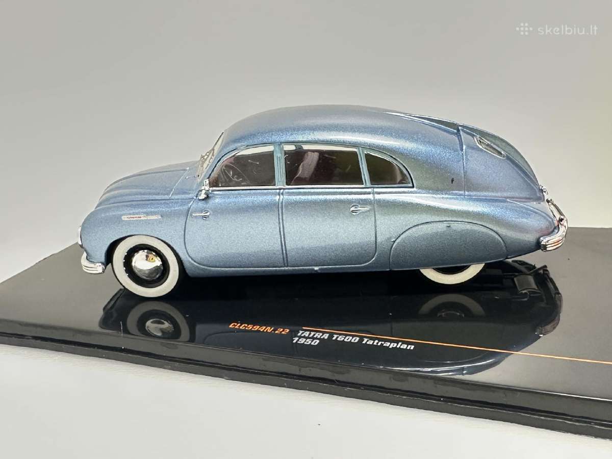 Tatra T600 Tatraplan 1950 mėlyna 1:43 IXO - nuotraukos Nr. 3
