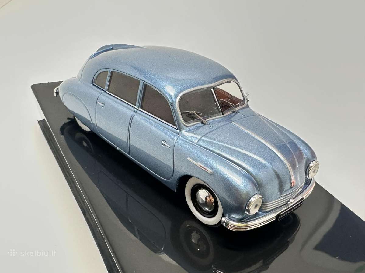 Tatra T600 Tatraplan 1950 mėlyna 1:43 IXO - nuotraukos Nr. 5