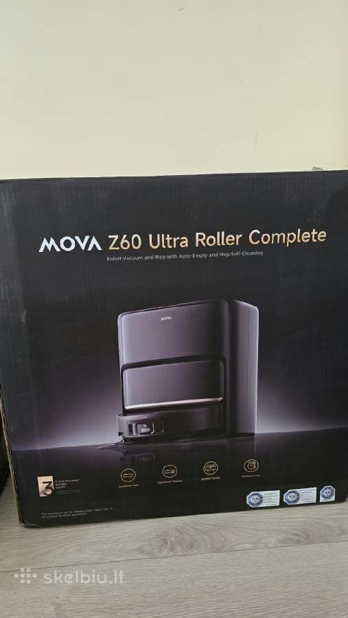 Mova Z60 Ultra Roller robotas siurblys - nuotraukos Nr. 10