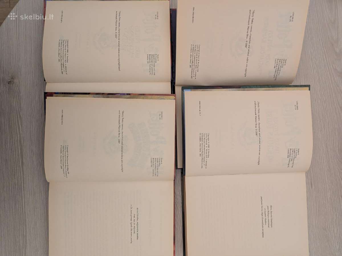 Hario Poterio 1-4 dalių rinkinys - nuotraukos Nr. 4