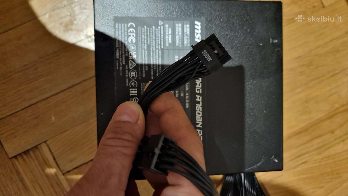 Msi Mag A750w su 12vhpwr maitinimu - nuotraukos Nr. 4