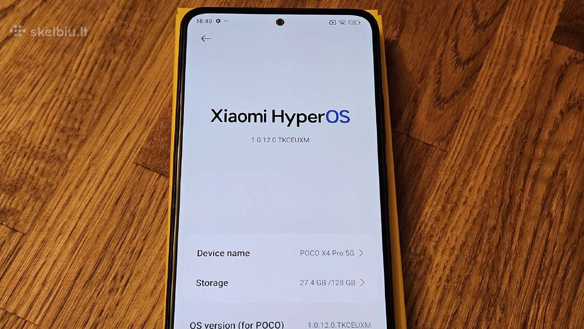 Xiaomi Poco X4 5G Pro - nuotraukos Nr. 16