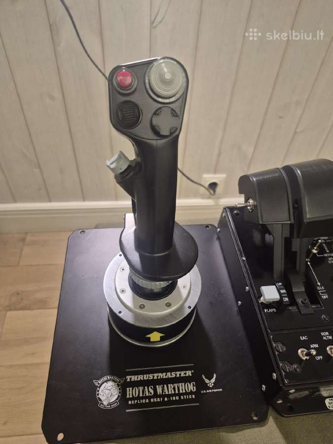 Thrustmaster Hotas Warthog + throttle + pedalai - nuotraukos Nr. 4