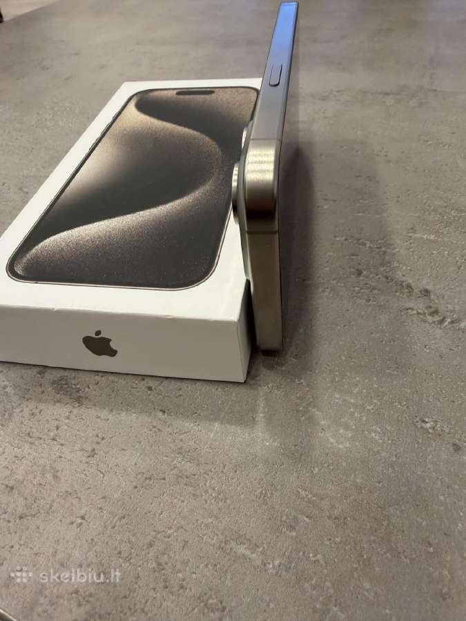 iPhone 15 Pro, Natural Titanium, 128gb - nuotraukos Nr. 6