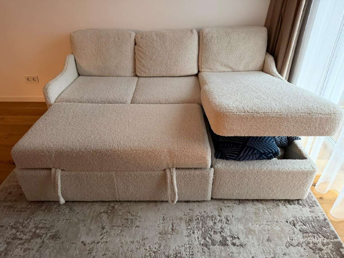 Teddy boucle audinio kampas/sofa - nuotraukos Nr. 4
