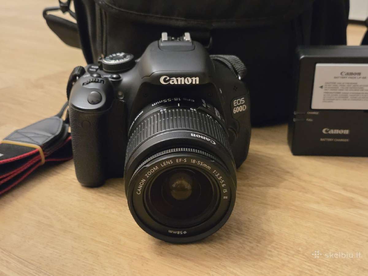 Canon EOS 600d / Dslr / 18-55mm / 16k kadrų - nuotraukos Nr. 3