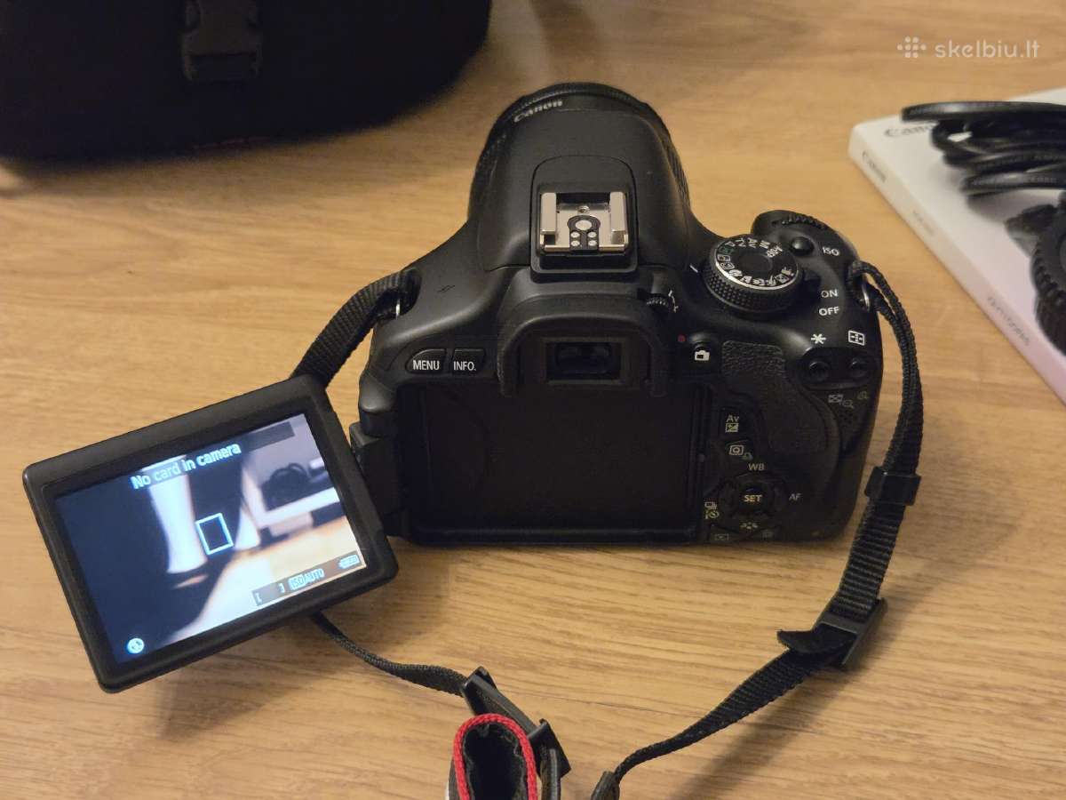 Canon EOS 600d / Dslr / 18-55mm / 16k kadrų - nuotraukos Nr. 6