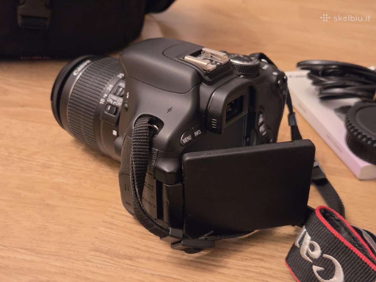 Canon EOS 600d / Dslr / 18-55mm / 16k kadrų - nuotraukos Nr. 7
