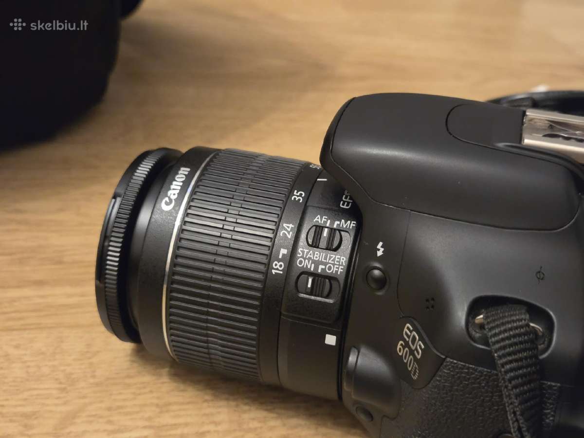 Canon EOS 600d / Dslr / 18-55mm / 16k kadrų - nuotraukos Nr. 8