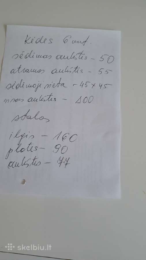 Stalas ir kėdės - nuotraukos Nr. 3
