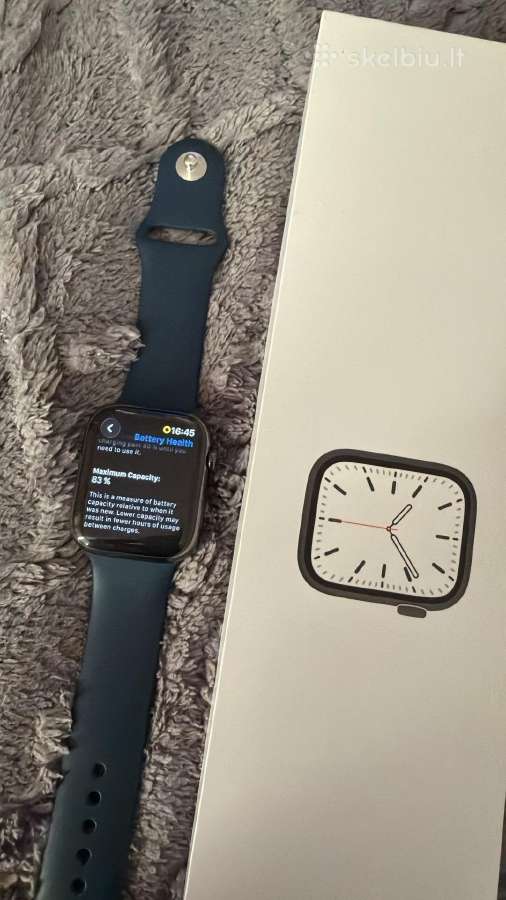 Apple Watch Series 7 45mm Graphite Stainless Steel - nuotraukos Nr. 2