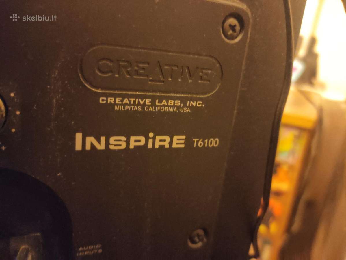 Creative Inspire T6100 5.1 garso sistema - nuotraukos Nr. 2