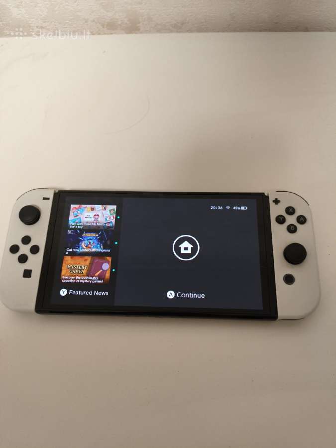 Nintendo oled su žaidimais - nuotraukos Nr. 3