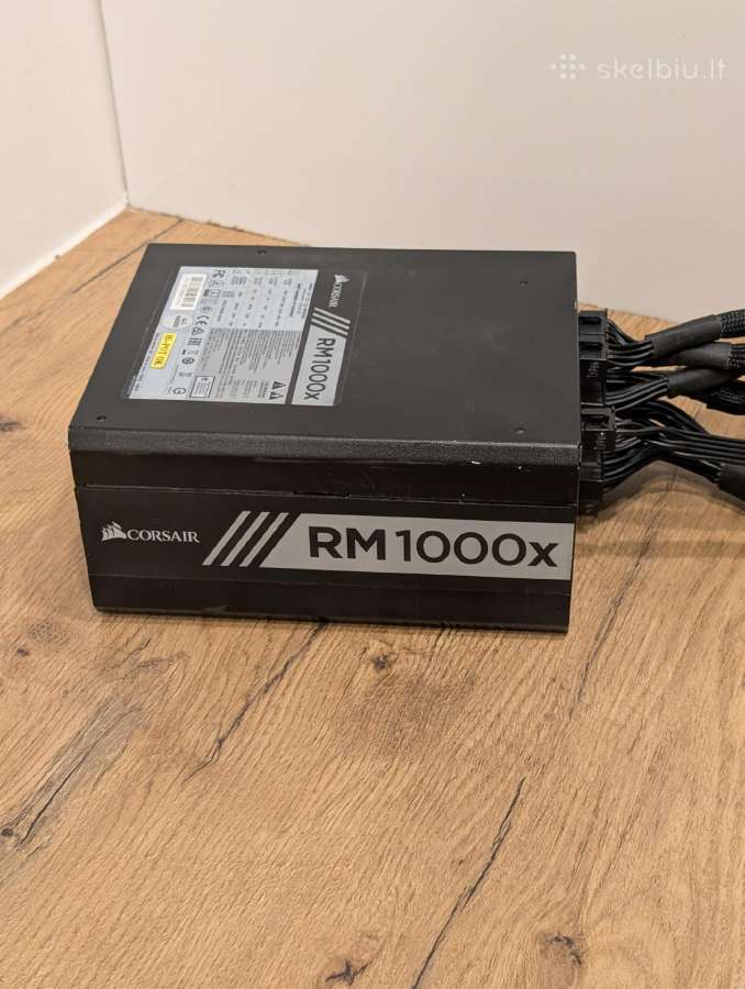 Corsair Rm1000x Gold modulinis maitinimo blokas - nuotraukos Nr. 2