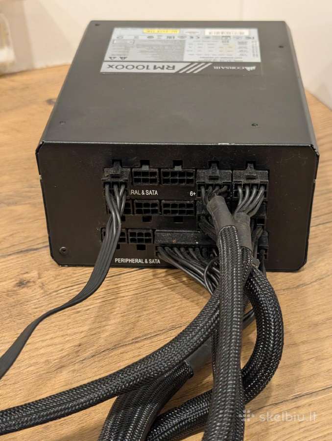 Corsair Rm1000x Gold modulinis maitinimo blokas - nuotraukos Nr. 3