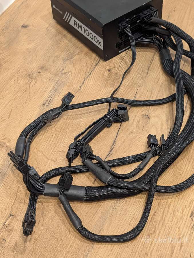 Corsair Rm1000x Gold modulinis maitinimo blokas - nuotraukos Nr. 4