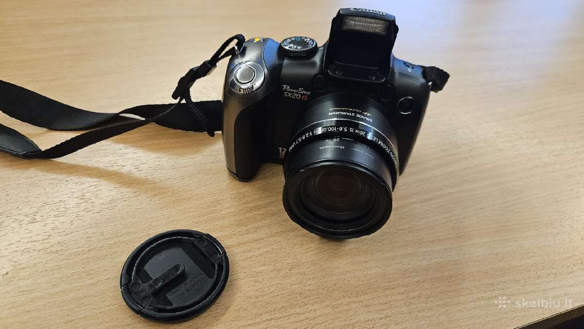 Idealios būklės Canon Powershot Sx20 Is - nuotraukos Nr. 3