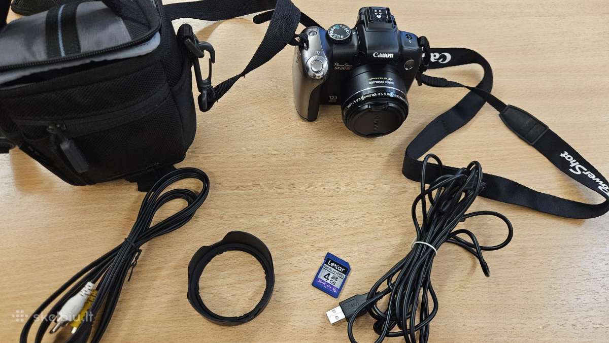 Idealios būklės Canon Powershot Sx20 Is - nuotraukos Nr. 8