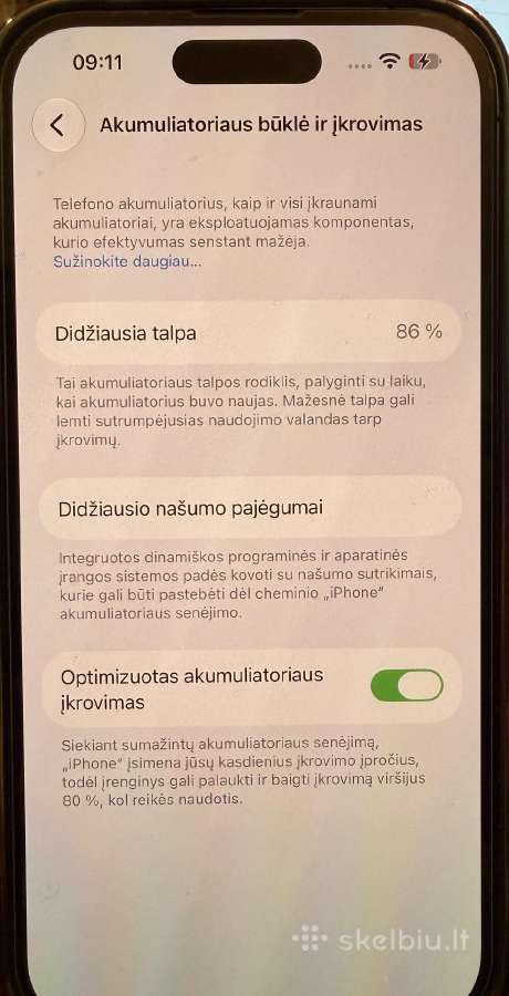Parduodamas iPhone 14 Pro 128gb - nuotraukos Nr. 6