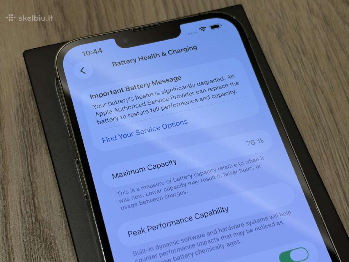 Graphite iPhone 13 Pro Max - 256gb - nuotraukos Nr. 8