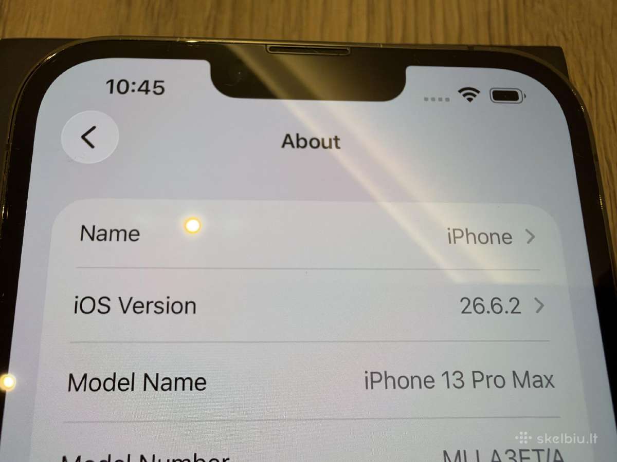 Graphite iPhone 13 Pro Max - 256gb - nuotraukos Nr. 10