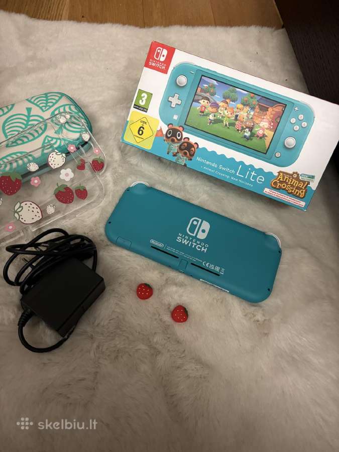 Nintendo Switch Lite (Turquoise) su priedais - nuotraukos Nr. 2