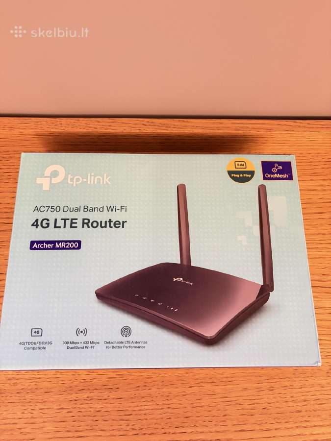 Maršrutizatorius Tp-link Archer Mr200 4G - nuotraukos Nr. 5