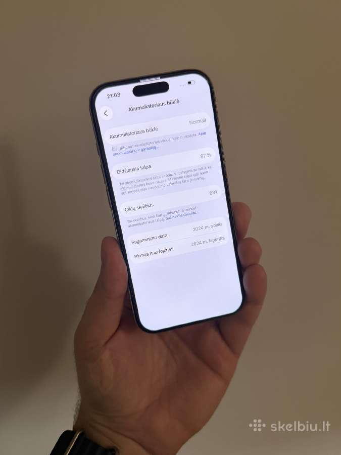 iPhone 16 Pro - nuotraukos Nr. 6
