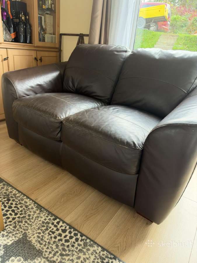 Odinė sofa - nuotraukos Nr. 5